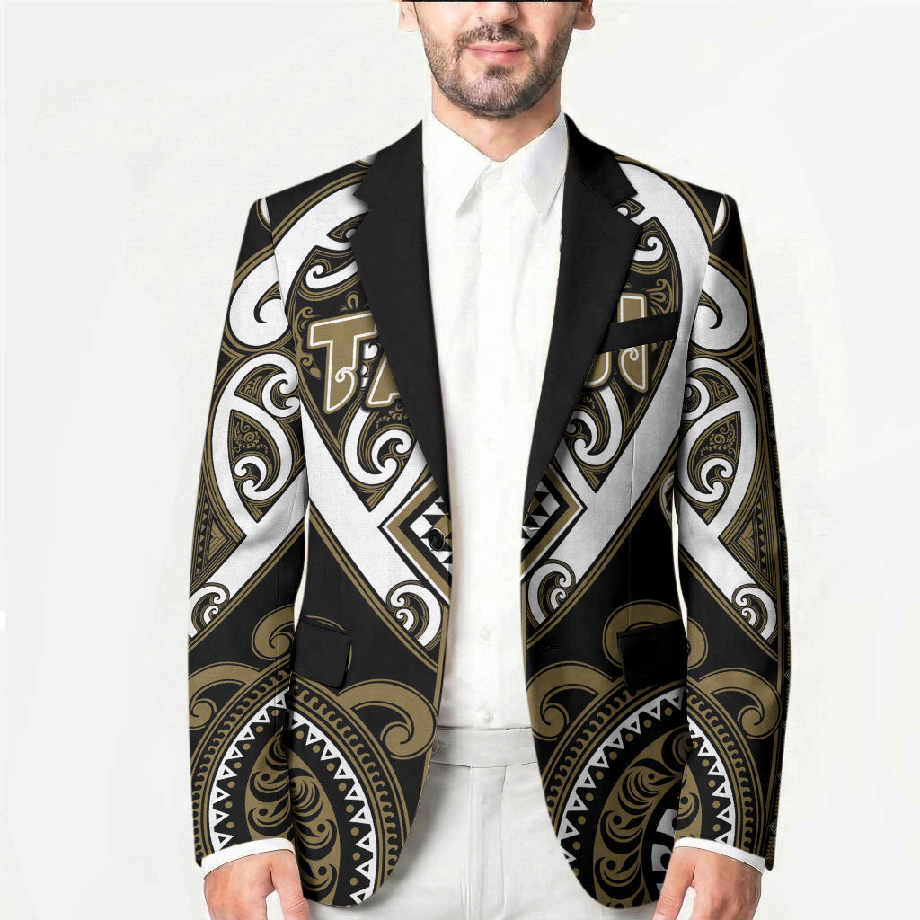 Custom Aotearoa Waikato Tainui Blazer Maori Tribal Pattern