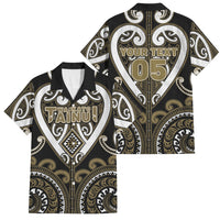 Custom Aotearoa Waikato Tainui Family Matching Puletasi and Hawaiian Shirt Maori Tribal Pattern