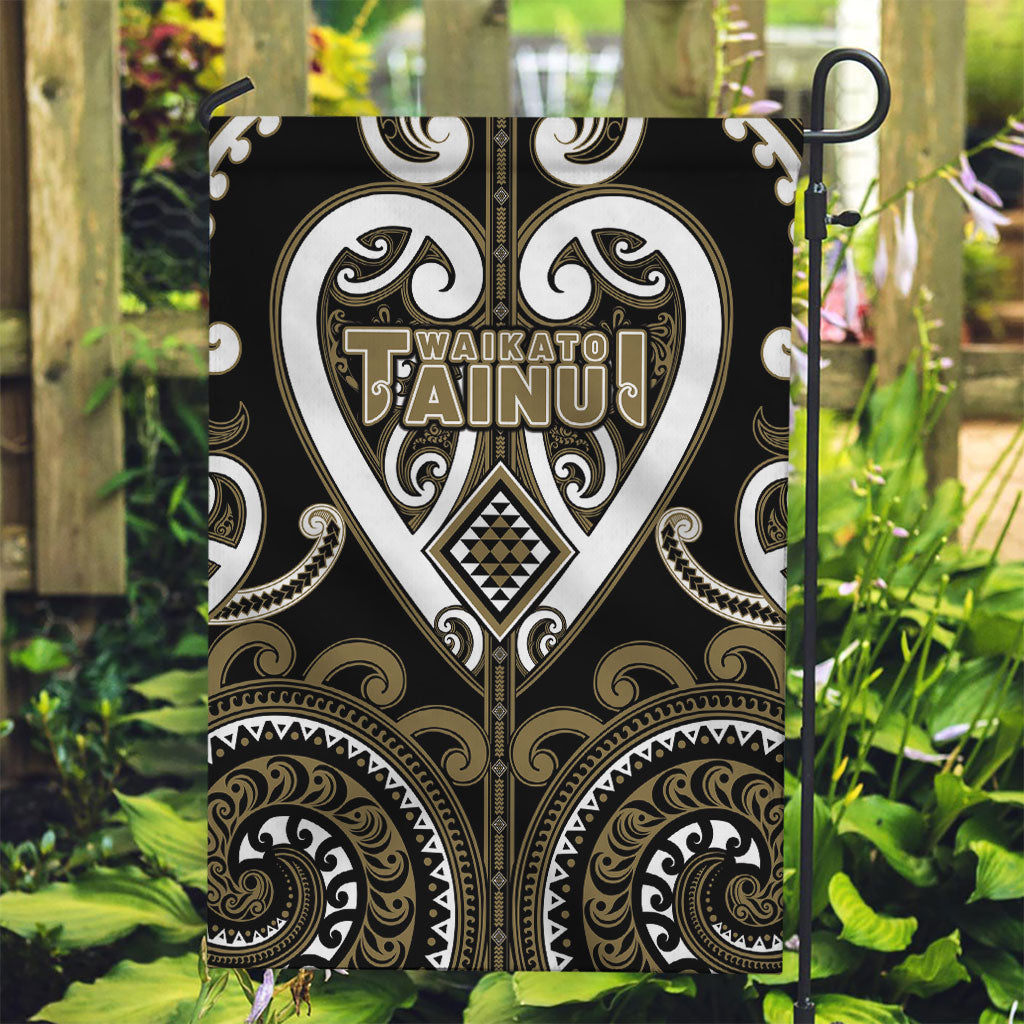 Aotearoa Waikato Tainui Garden Flag Maori Tribal Pattern