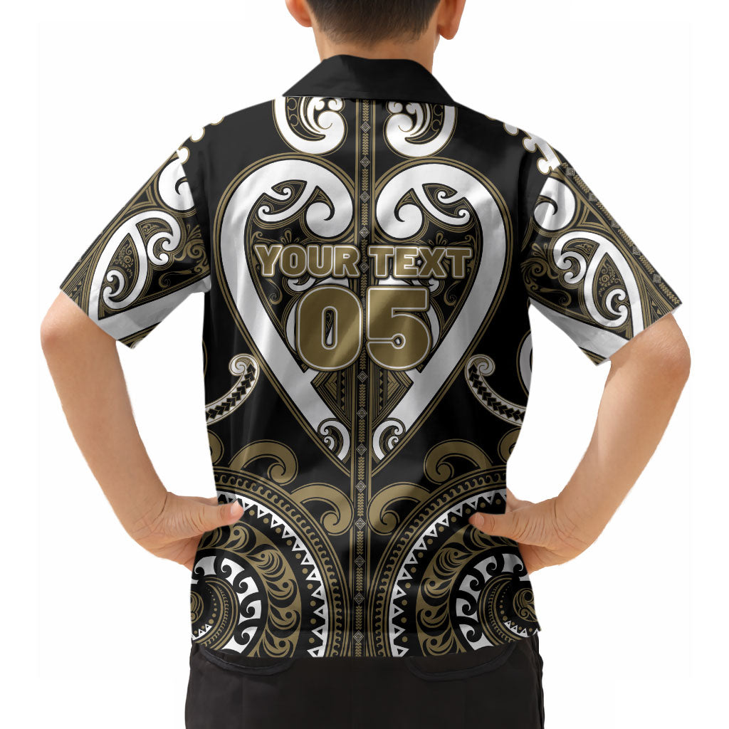 Custom Aotearoa Waikato Tainui Hawaiian Shirt Maori Tribal Pattern