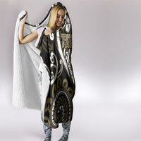 Aotearoa Waikato Tainui Hooded Blanket Maori Tribal Pattern