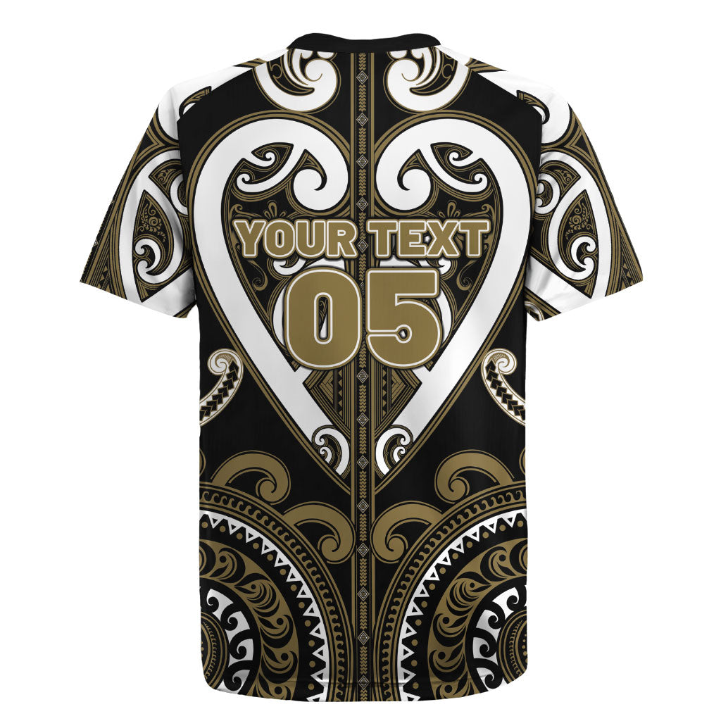 Custom Aotearoa Waikato Tainui Rugby Jersey Maori Tribal Pattern