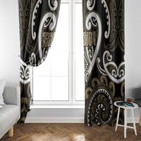 Aotearoa Waikato Tainui Window Curtain Maori Tribal Pattern