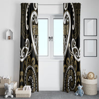 Aotearoa Waikato Tainui Window Curtain Maori Tribal Pattern