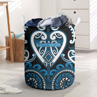 Aotearoa Ngati Kahungunu Laundry Basket Maori Tribal Pattern