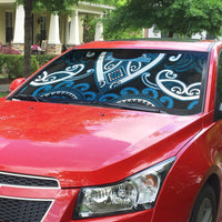 Aotearoa Ngati Kahungunu Auto Sun Shade Maori Tribal Pattern