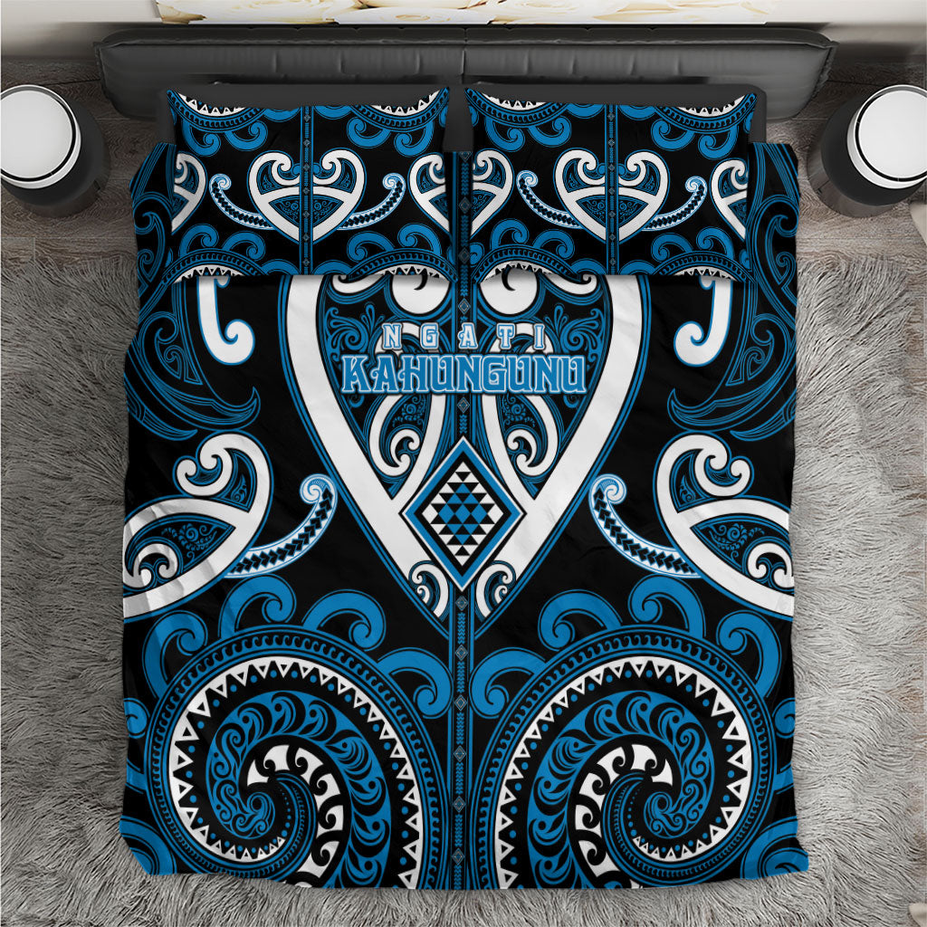 Aotearoa Ngati Kahungunu Bedding Set Maori Tribal Pattern