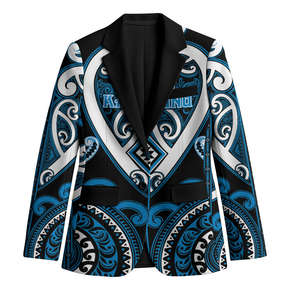 Custom Aotearoa Ngati Kahungunu Blazer Maori Tribal Pattern