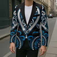 Custom Aotearoa Ngati Kahungunu Blazer Maori Tribal Pattern
