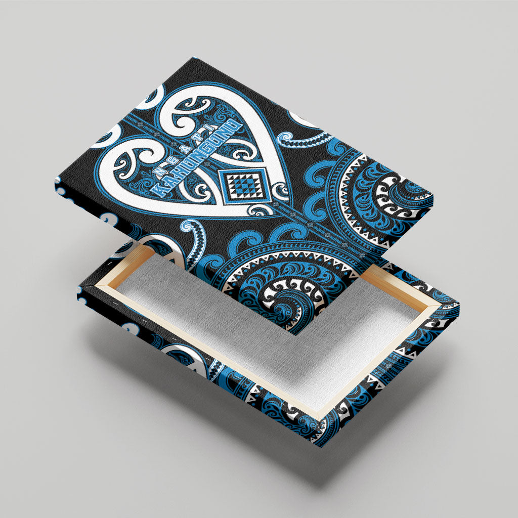 Aotearoa Ngati Kahungunu Canvas Wall Art Maori Tribal Pattern