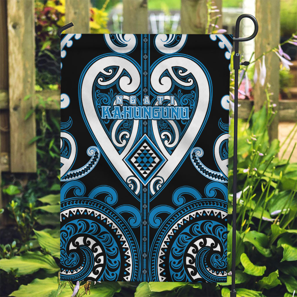 Aotearoa Ngati Kahungunu Garden Flag Maori Tribal Pattern