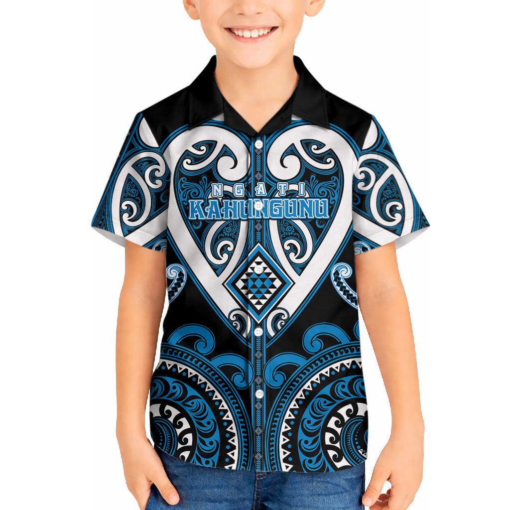 Custom Aotearoa Ngati Kahungunu Hawaiian Shirt Maori Tribal Pattern