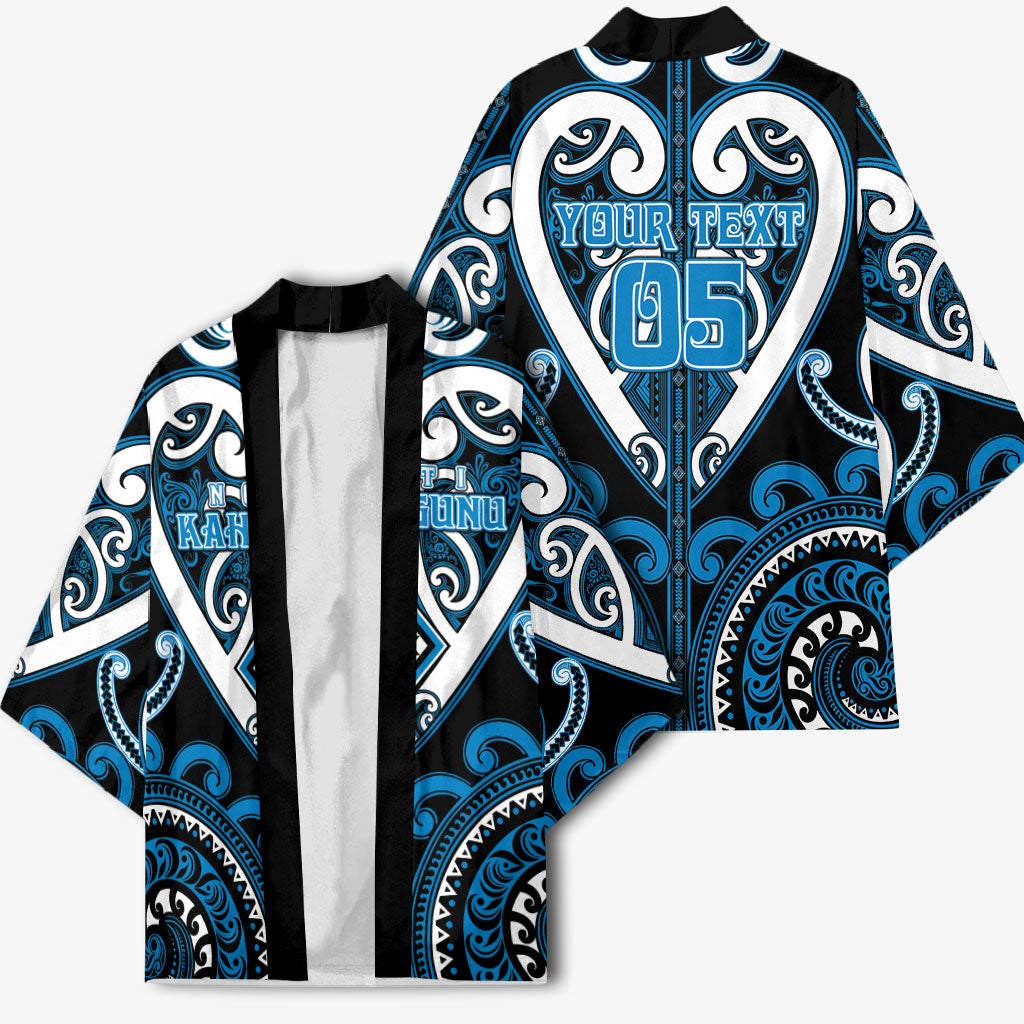 Custom Aotearoa Ngati Kahungunu Kimono Maori Tribal Pattern