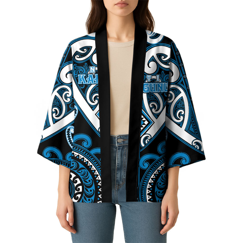 Custom Aotearoa Ngati Kahungunu Kimono Maori Tribal Pattern