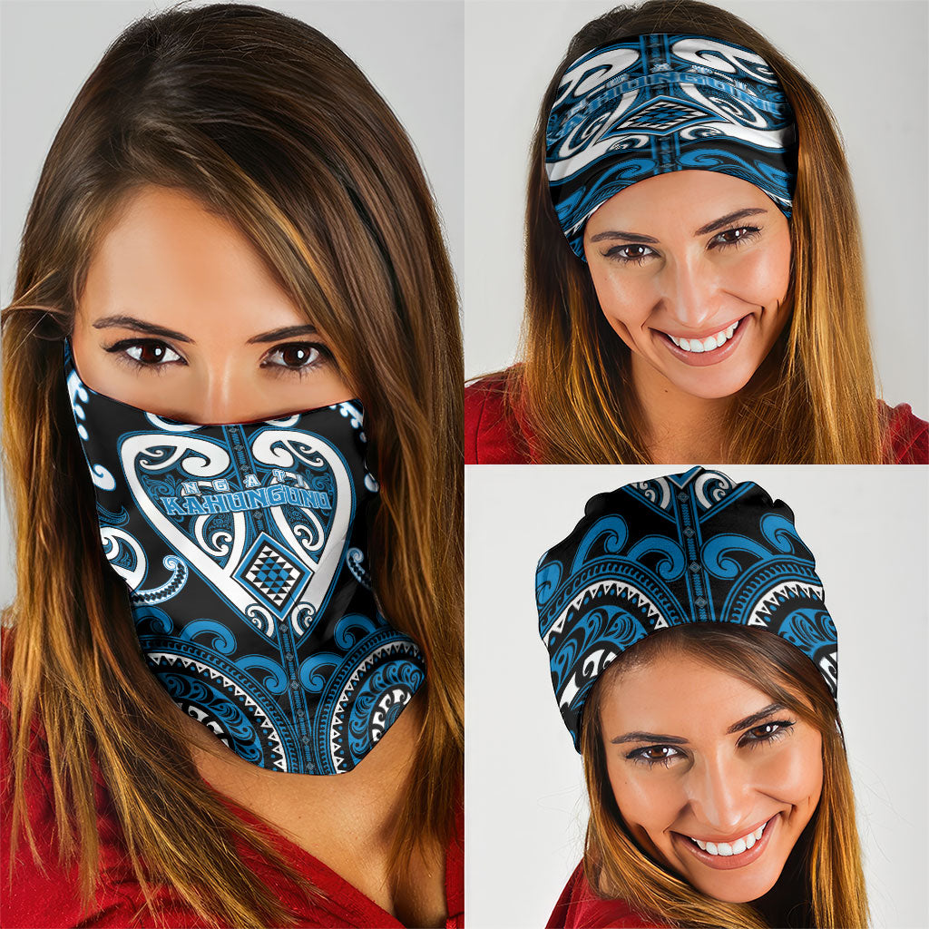 Aotearoa Ngati Kahungunu Neck Gaiter Maori Tribal Pattern