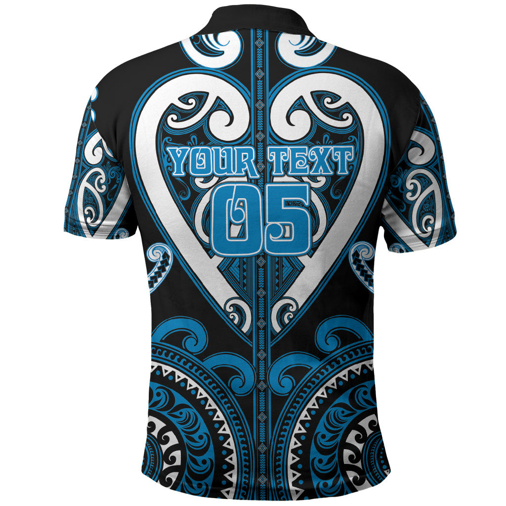 Custom Aotearoa Ngati Kahungunu Polo Shirt Maori Tribal Pattern