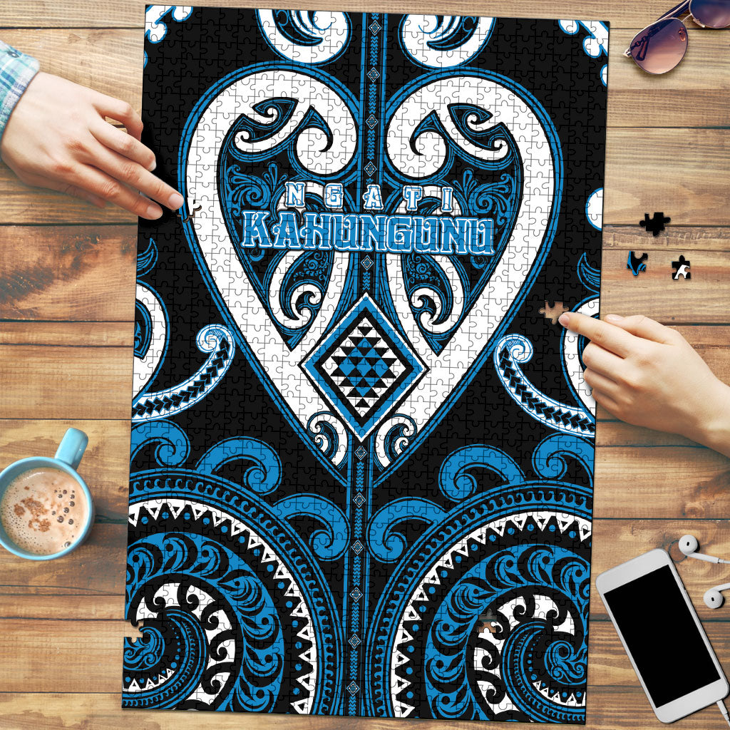 Aotearoa Ngati Kahungunu Puzzle Maori Tribal Pattern