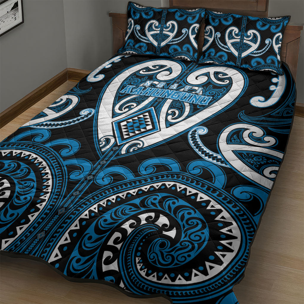 Aotearoa Ngati Kahungunu Quilt Bed Set Maori Tribal Pattern
