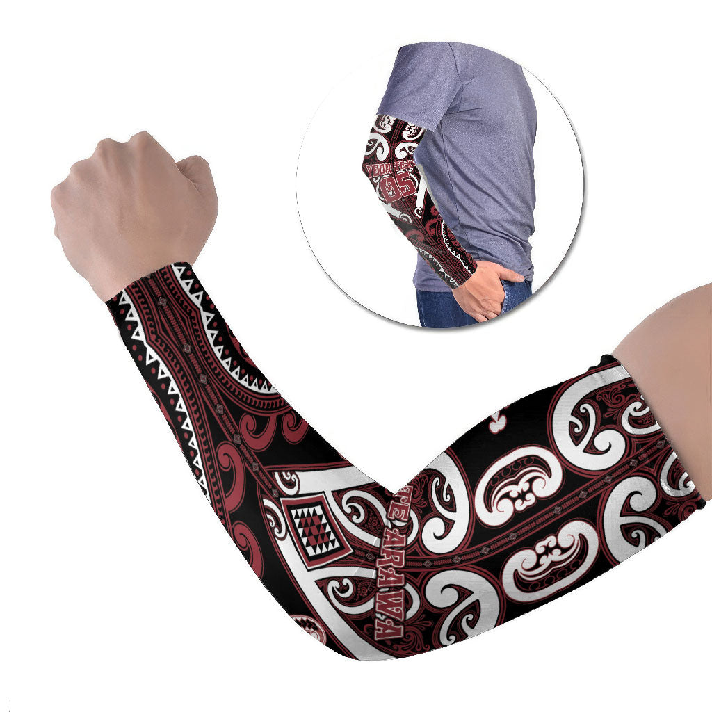Custom Aotearoa Te Arawa Arm Sleeves Maori Tribal Pattern