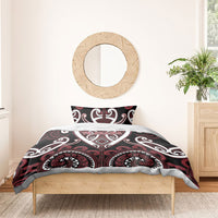 Aotearoa Te Arawa Bedding Set Maori Tribal Pattern