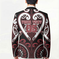 Custom Aotearoa Te Arawa Blazer Maori Tribal Pattern