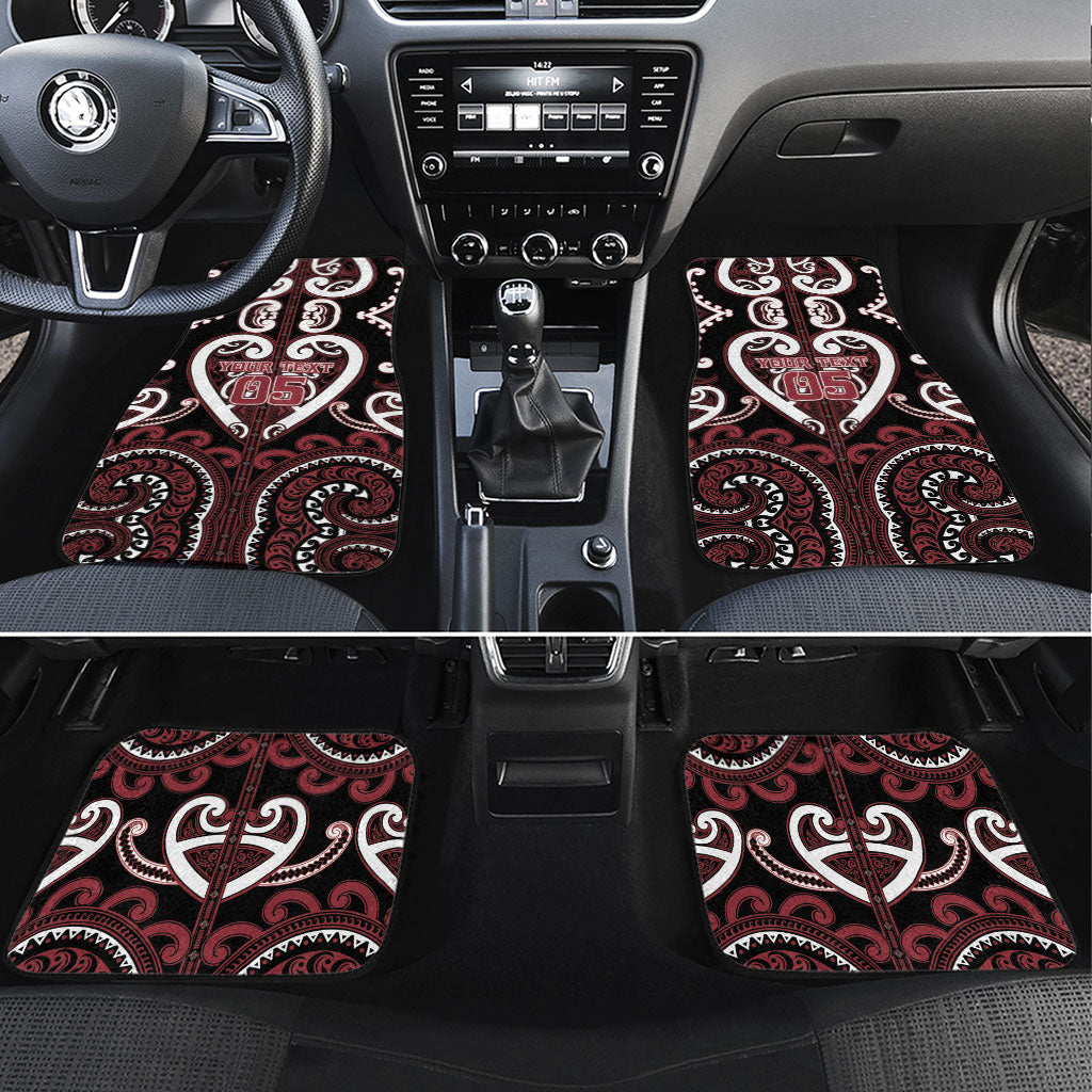 Custom Aotearoa Te Arawa Car Mats Maori Tribal Pattern