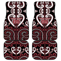 Custom Aotearoa Te Arawa Car Mats Maori Tribal Pattern