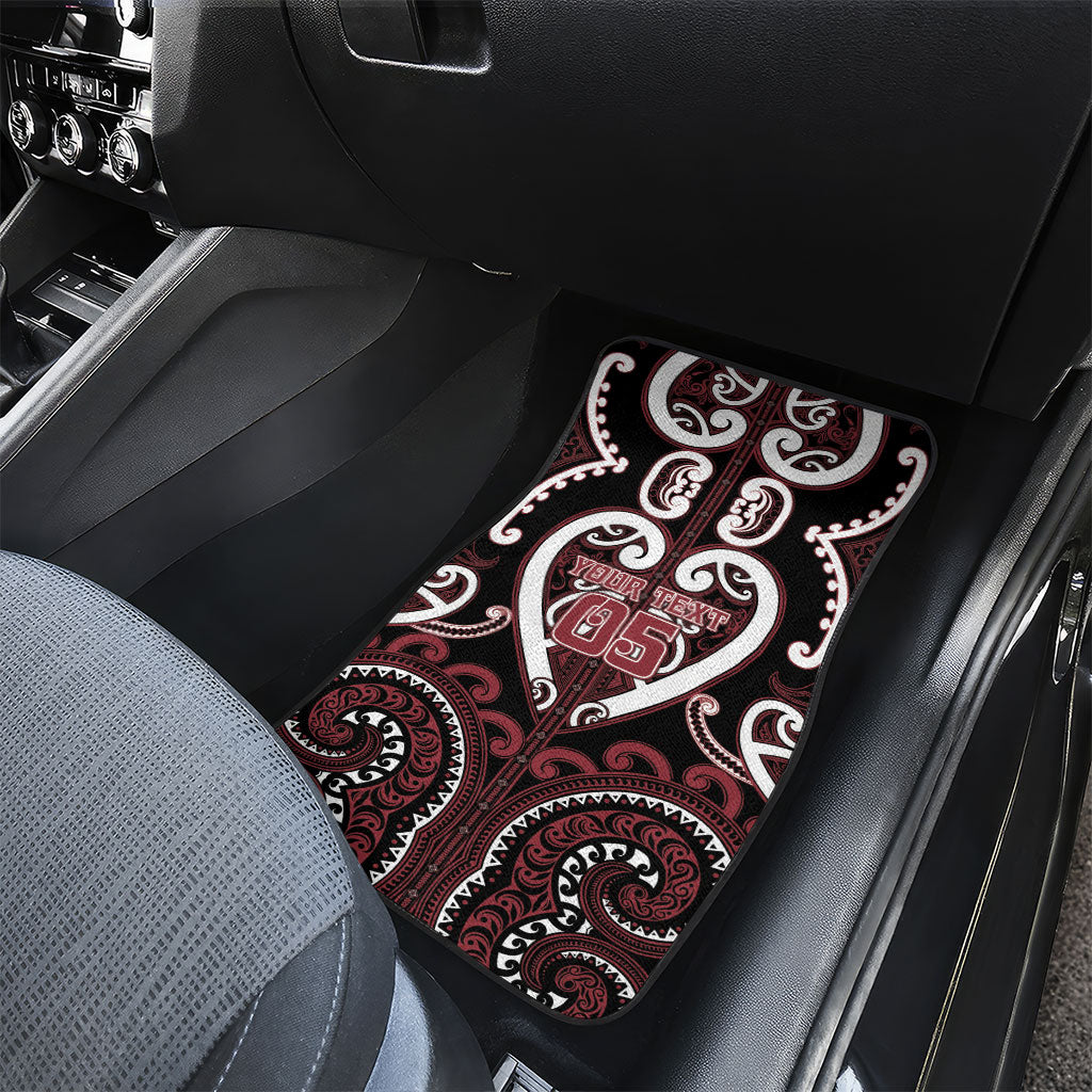 Custom Aotearoa Te Arawa Car Mats Maori Tribal Pattern
