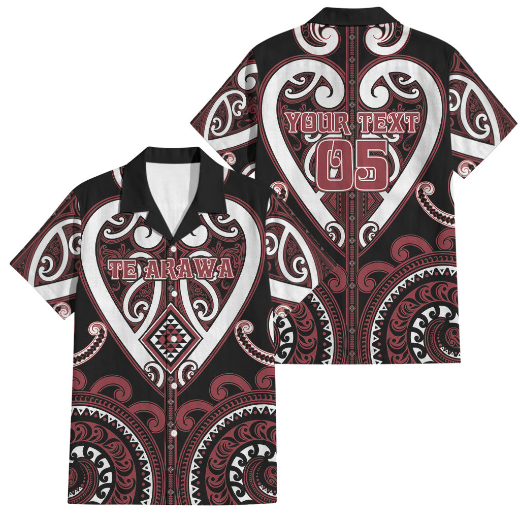 Custom Aotearoa Te Arawa Family Matching Short Sleeve Bodycon Dress and Hawaiian Shirt Maori Tribal Pattern