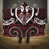 Aotearoa Te Arawa Hooded Blanket Maori Tribal Pattern