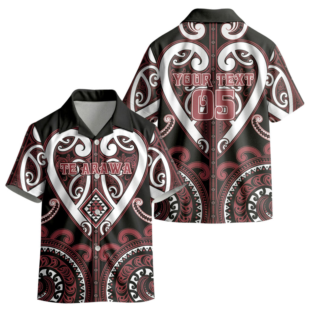 Custom Aotearoa Te Arawa Kid Hawaiian Shirt Maori Tribal Pattern