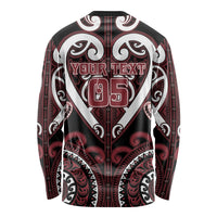 Custom Aotearoa Te Arawa Long Sleeve Shirt Maori Tribal Pattern