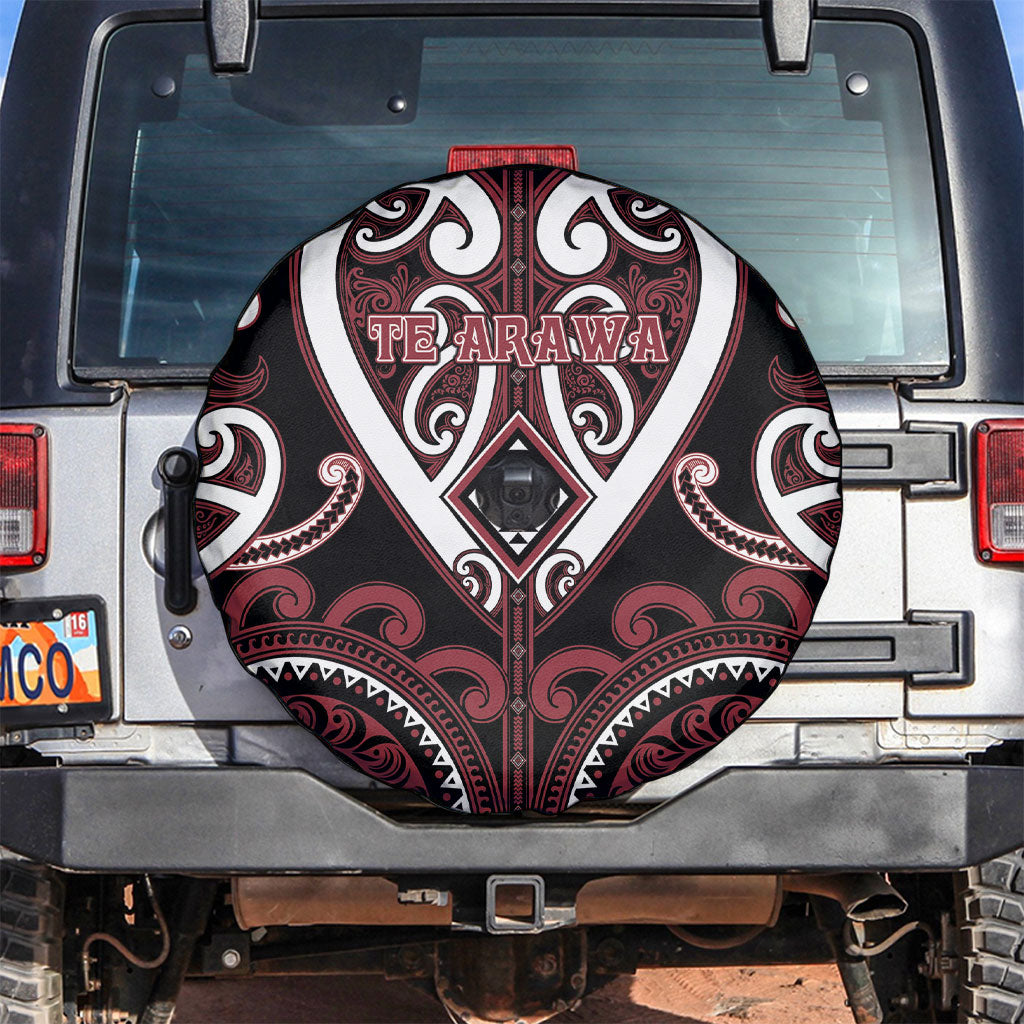 Aotearoa Te Arawa Spare Tire Cover Maori Tribal Pattern