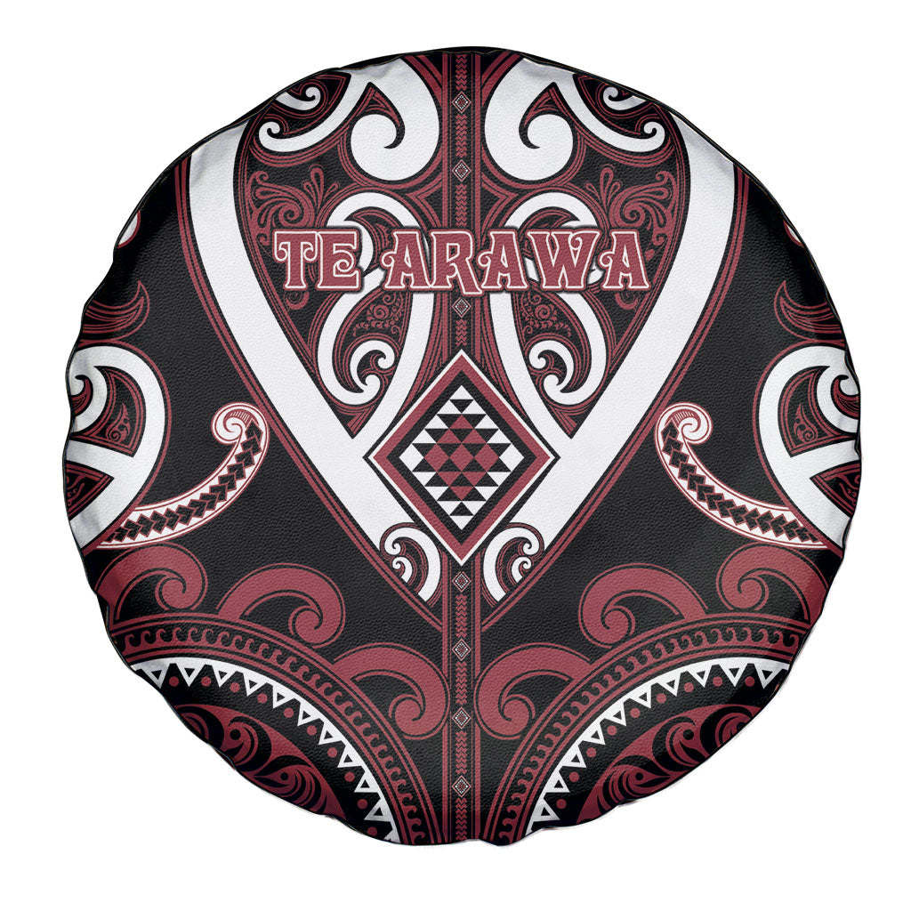 Aotearoa Te Arawa Spare Tire Cover Maori Tribal Pattern