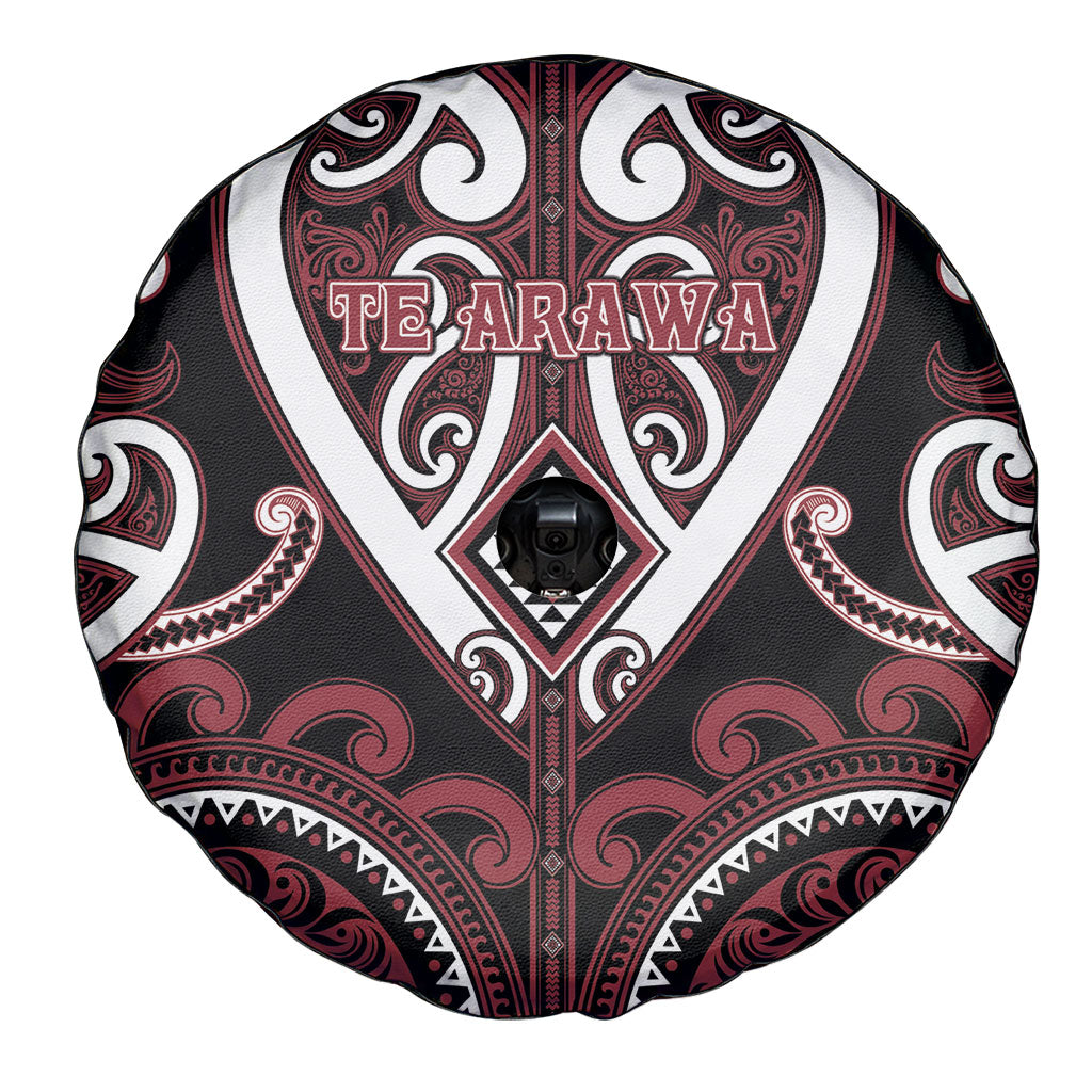 Aotearoa Te Arawa Spare Tire Cover Maori Tribal Pattern