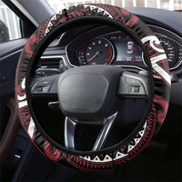 Aotearoa Te Arawa Steering Wheel Cover Maori Tribal Pattern