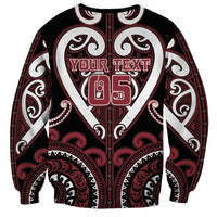 Custom Aotearoa Te Arawa Sweatshirt Maori Tribal Pattern