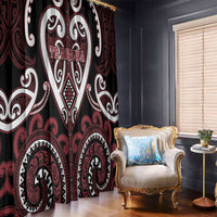 Aotearoa Te Arawa Window Curtain Maori Tribal Pattern