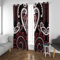 Aotearoa Te Arawa Window Curtain Maori Tribal Pattern