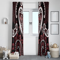 Aotearoa Te Arawa Window Curtain Maori Tribal Pattern