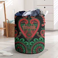 Aotearoa Ngai Tuhoe Laundry Basket Maori Tribal Pattern
