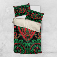Aotearoa Ngai Tuhoe Bedding Set Maori Tribal Pattern