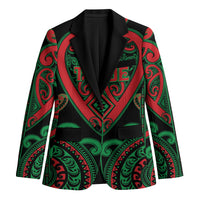 Custom Aotearoa Ngai Tuhoe Blazer Maori Tribal Pattern