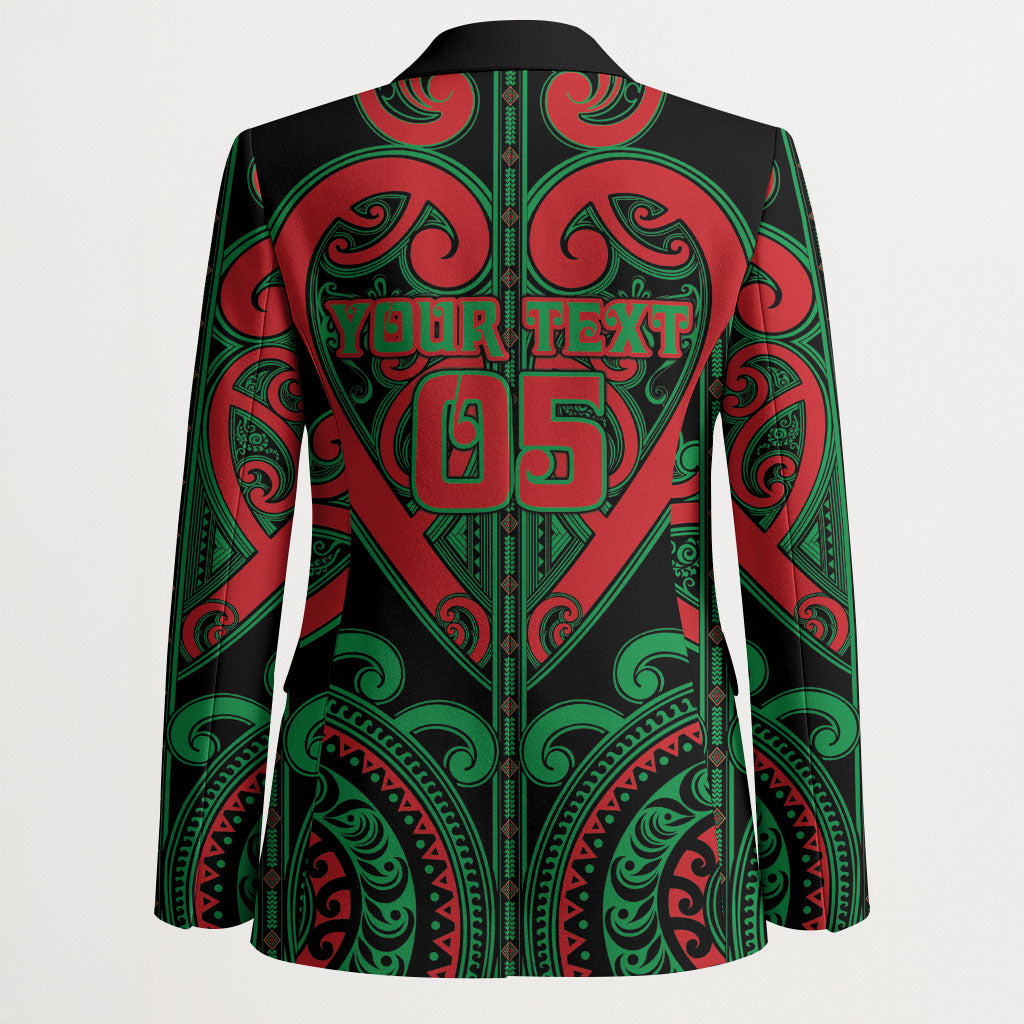 Custom Aotearoa Ngai Tuhoe Blazer Maori Tribal Pattern