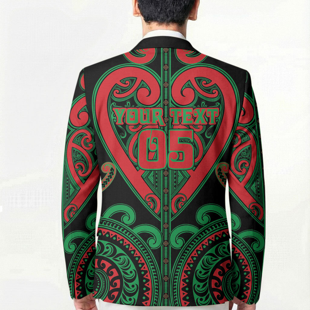 Custom Aotearoa Ngai Tuhoe Blazer Maori Tribal Pattern