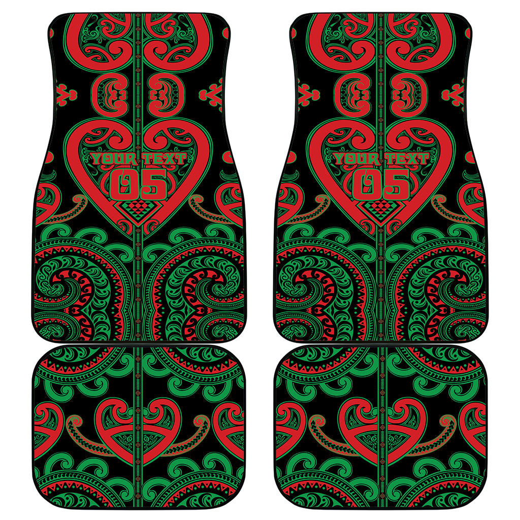 Custom Aotearoa Ngai Tuhoe Car Mats Maori Tribal Pattern