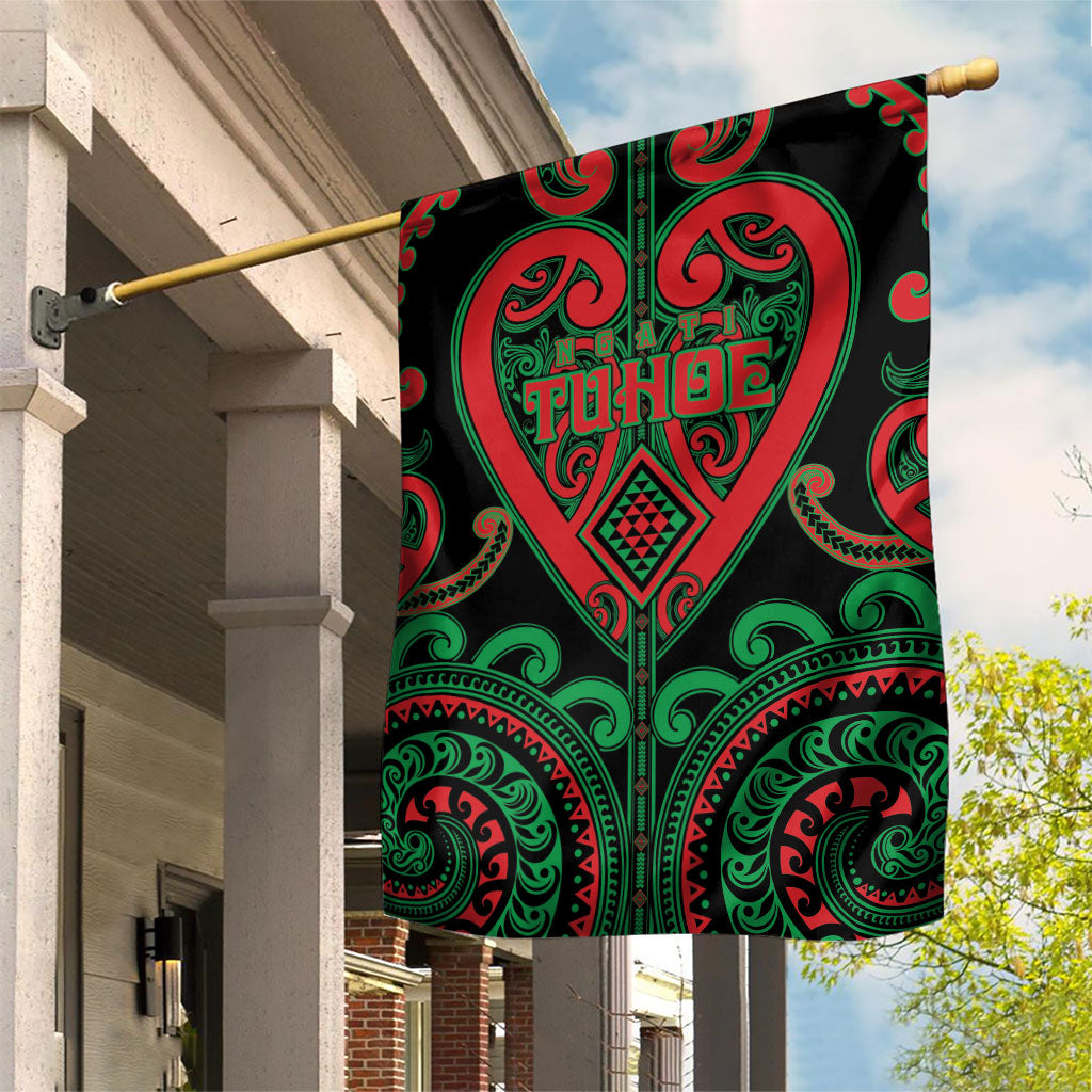 Aotearoa Ngai Tuhoe Garden Flag Maori Tribal Pattern