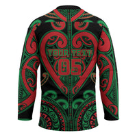 Custom Aotearoa Ngai Tuhoe Hockey Jersey Maori Tribal Pattern