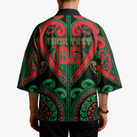 Custom Aotearoa Ngai Tuhoe Kimono Maori Tribal Pattern
