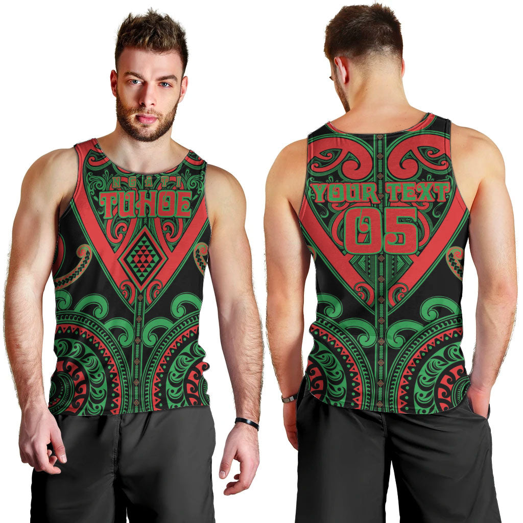 Custom Aotearoa Ngai Tuhoe Men Tank Top Maori Tribal Pattern